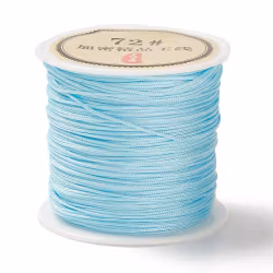 Nylontråd 0.8 mm turkos, 1 rulle