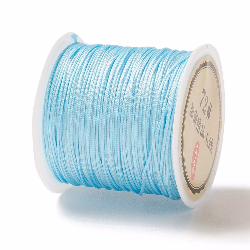 Nylontråd 0.8 mm turkos, 1 rulle