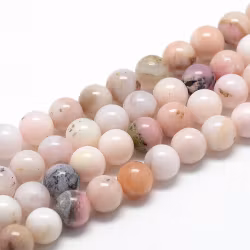 Pink Opal 4 mm, 1 strand