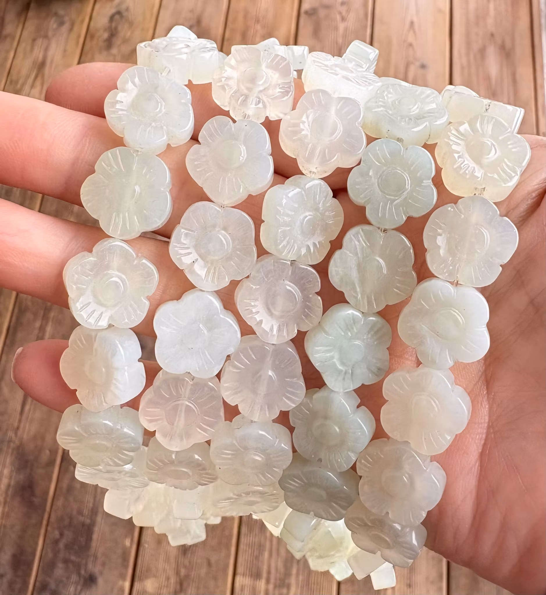 Prehnit blomma, 1 st