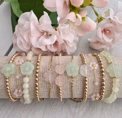 Rosenkvarts liten blomma, 1 st