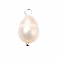 Stainless steel pendant freshwater, 1 pc.