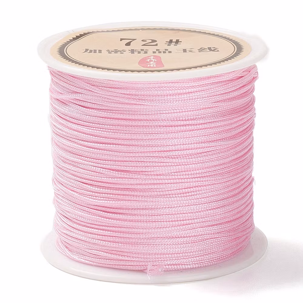 Nylontråd 0.8 mm rosa, 1 rulle