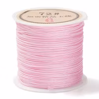 Nylontråd 0.8 mm rosa, 1 rulle