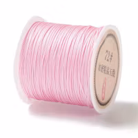 Nylontråd 0.8 mm rosa, 1 rulle