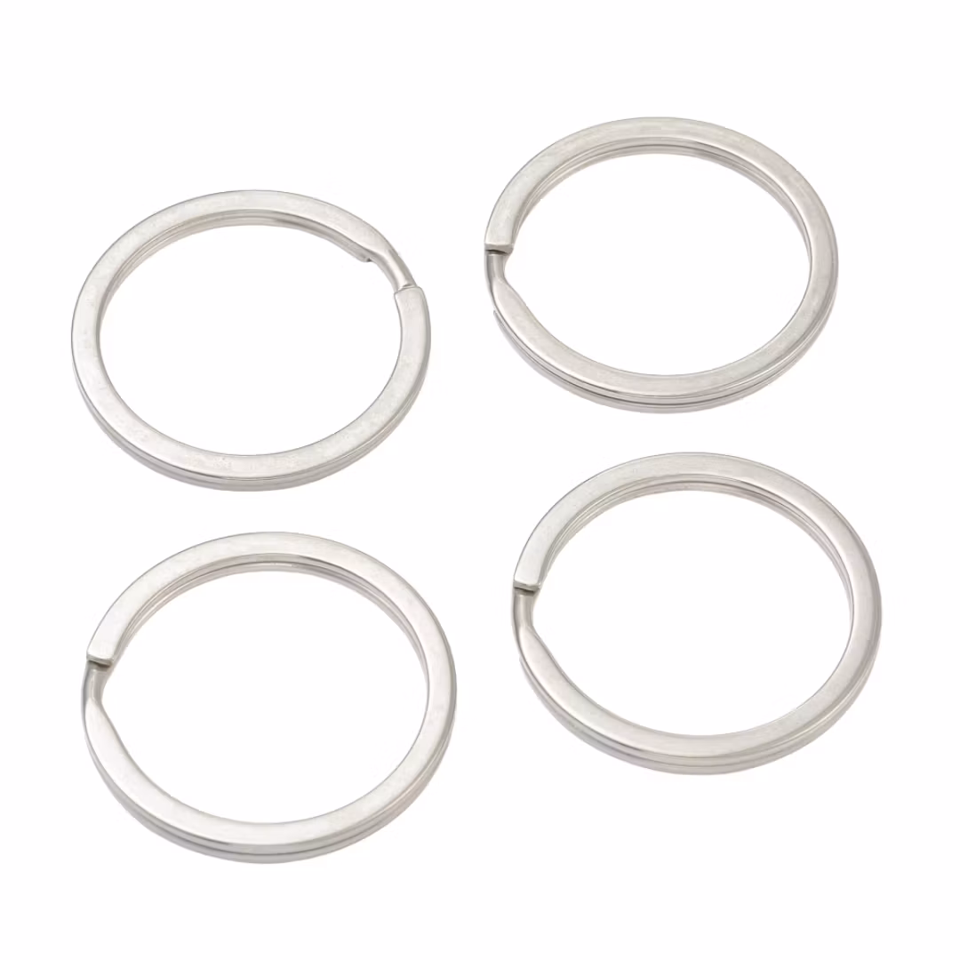 Stainless steel soldered rings 6 mm, approx. 20 pcs.