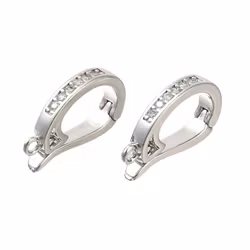 Antikfärgad enhancer/förkortare för hängen, 1 st