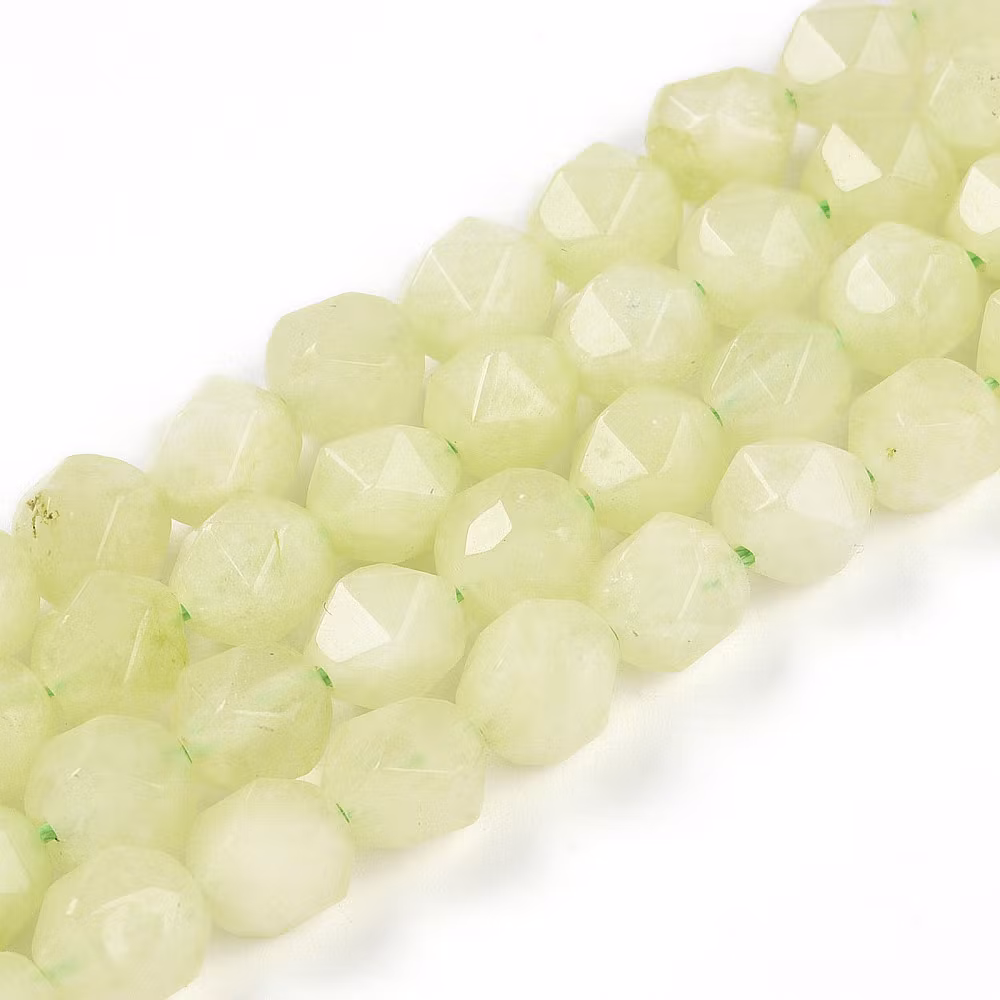 Jade 8 mm white, 1 strand
