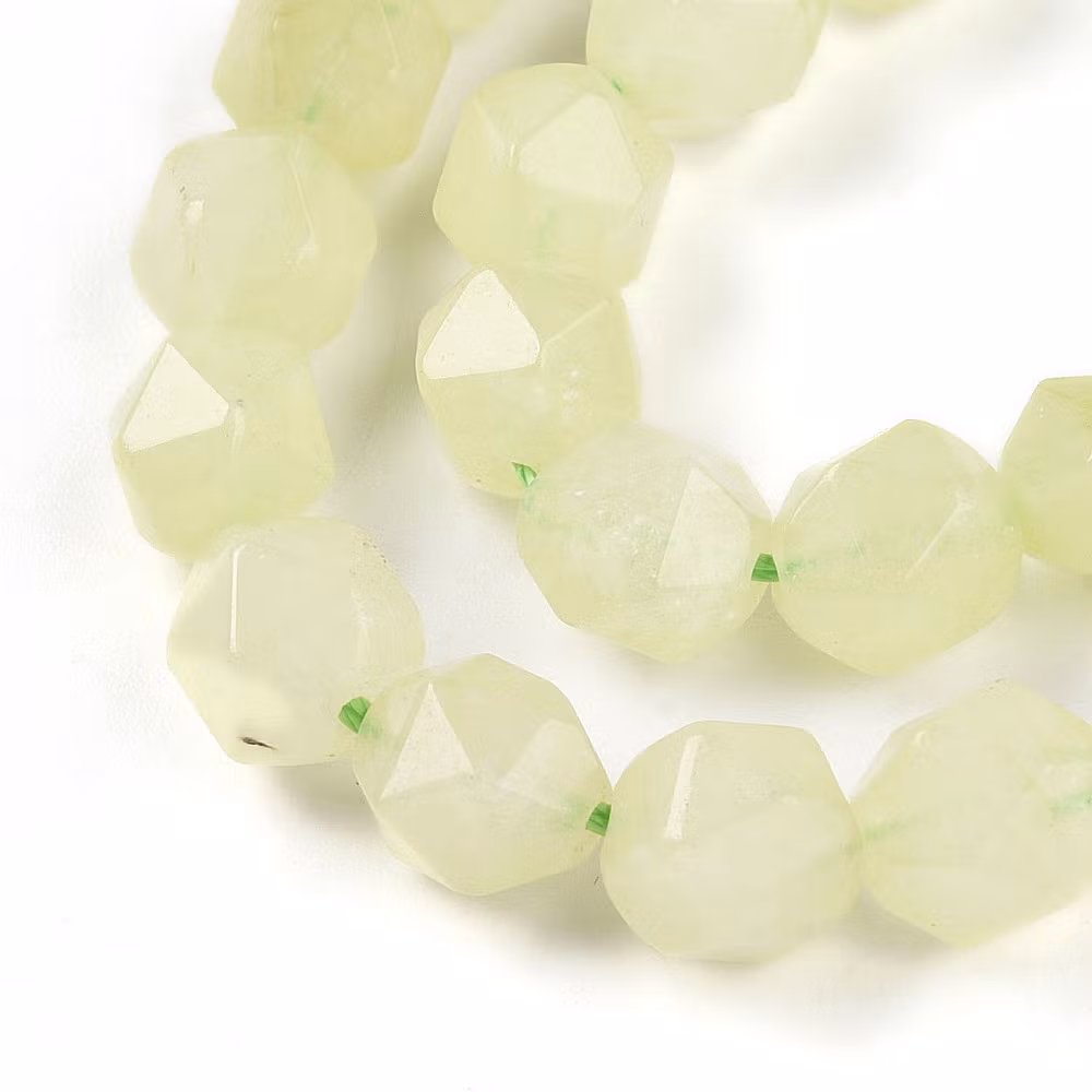 Jade 8 mm white, 1 strand