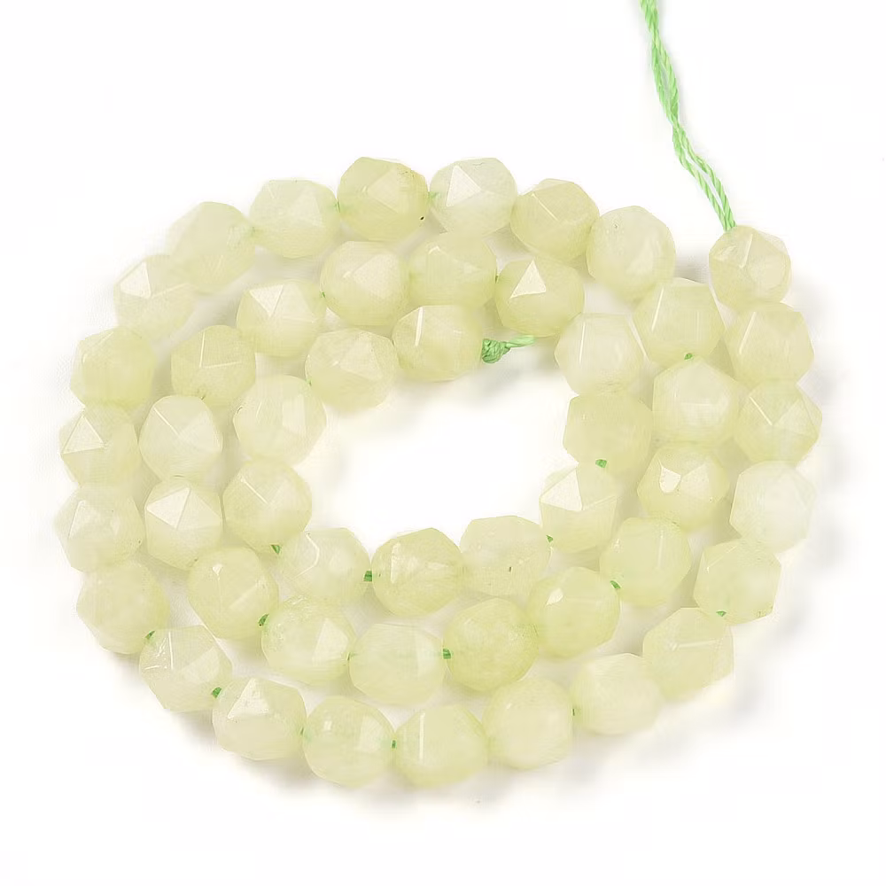 Jade 8 mm white, 1 strand