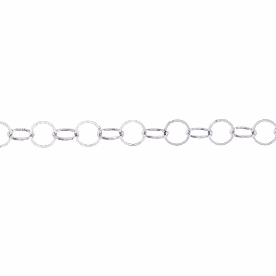 Gold-colored stainless steel chain 5 mm, 1 m