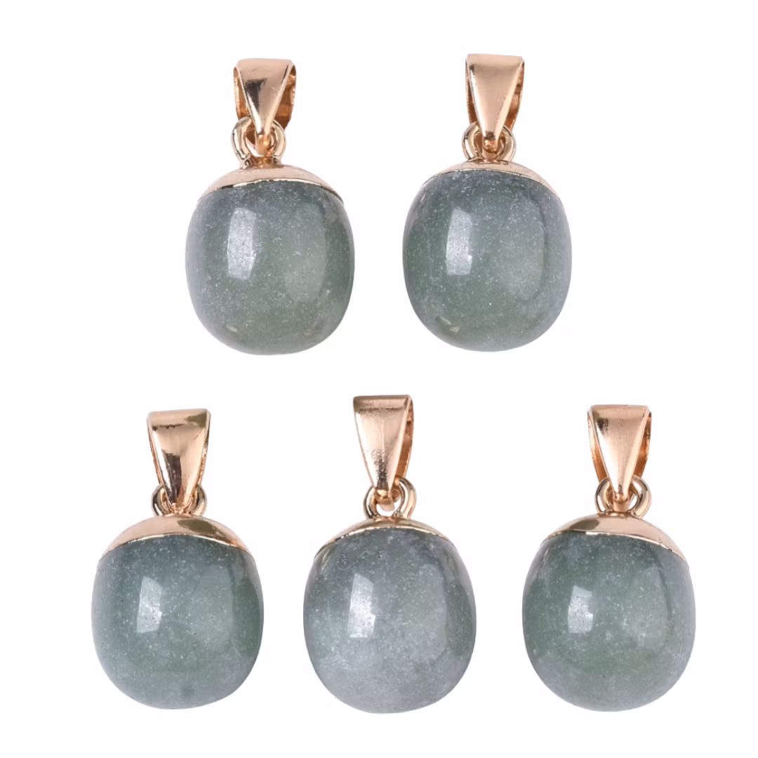 Guldfärgat hänge aventurin, 1 st