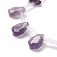 Ametist facetterad liten droppe 12 mm, 1 st