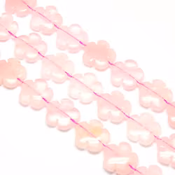 Rosenkvarts blomma 15 mm, 1 st