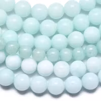Jade 4 mm light blue/aqua, 1 strand