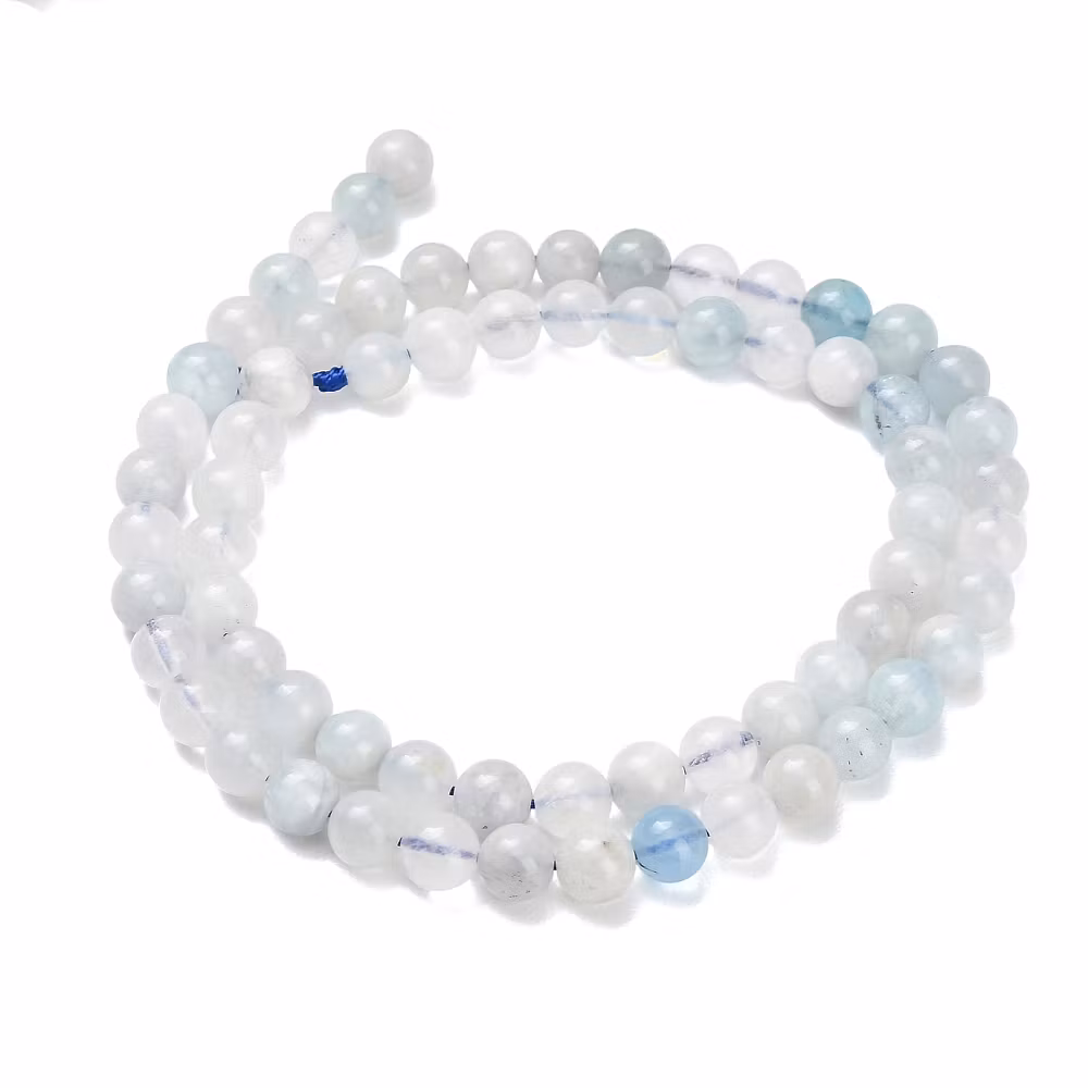 Light aquamarine 8 mm, 1 strand