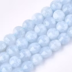 Light aquamarine 8 mm, 1 strand