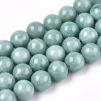 Grosspack: Jade 6 mm naturlig grön, 5 strängar