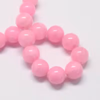 Jade 6 mm rosa, 1 sträng