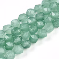 Jade 7x8 mm starcut gröna, 1 sträng