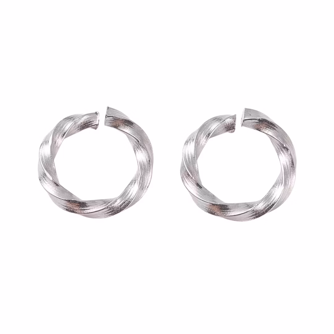 Rostfritt stål twistade bindringar 6 mm, 10 st