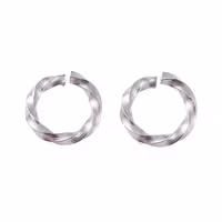 Rostfritt stål twistade bindringar 6 mm, 10 st