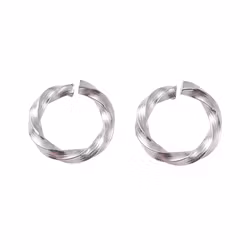 Rostfritt stål twistade bindringar 6 mm, 10 st