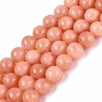 Jade 10 mm orange, 1 sträng