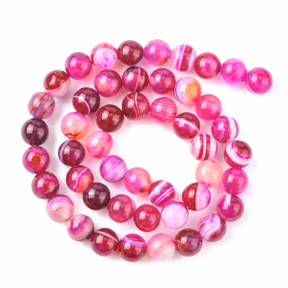 Bandagat 8 mm cerise, 1 sträng