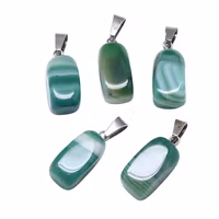 Faceted agate mix strip 8 mm, 1 strand