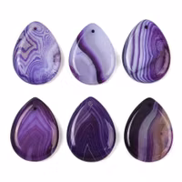 Faceted agate mix strip 8 mm, 1 strand