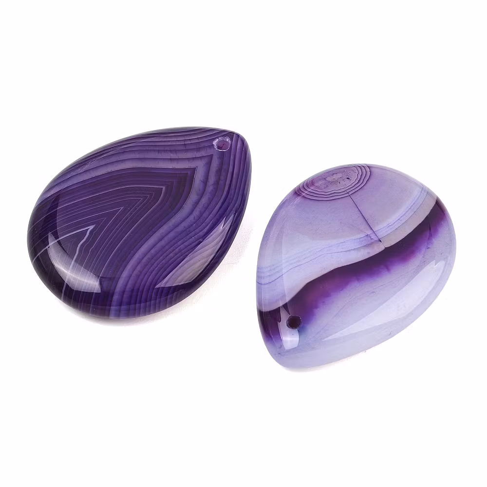 Faceted agate mix strip 8 mm, 1 strand