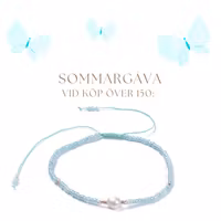 Sommargåva armband turkos