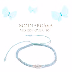 Sommargåva armband turkos