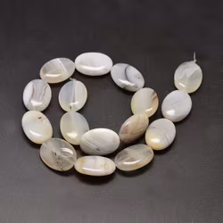 Dendritic Agate approx. 14 mm, 1 pc.