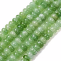 Jade rondeller gröna 8x5 mm, 1 sträng