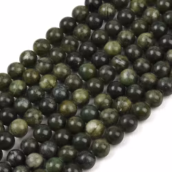 Jade 8 mm olive, 1 strand