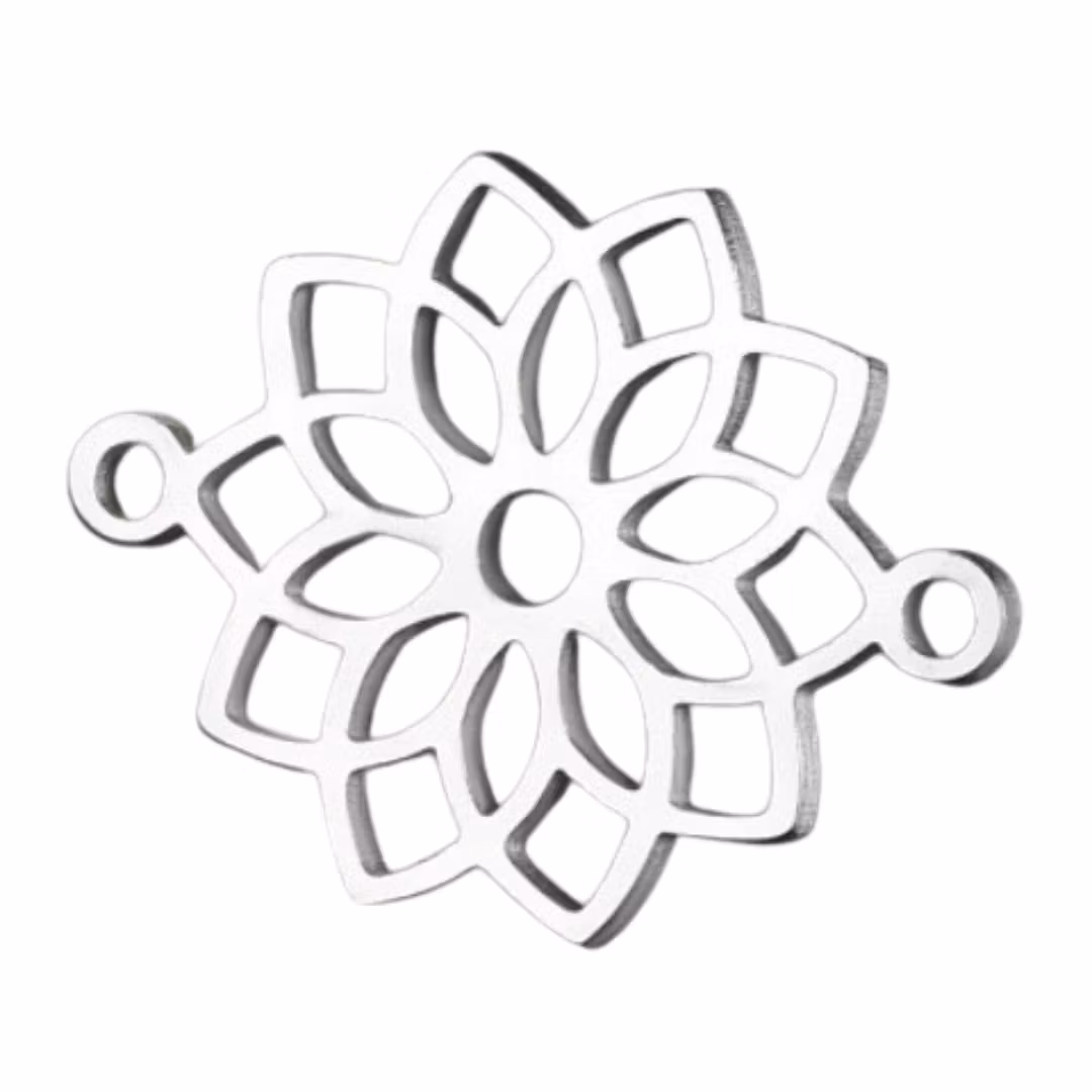 Rostfritt stål connector Sahasrara, 1 st