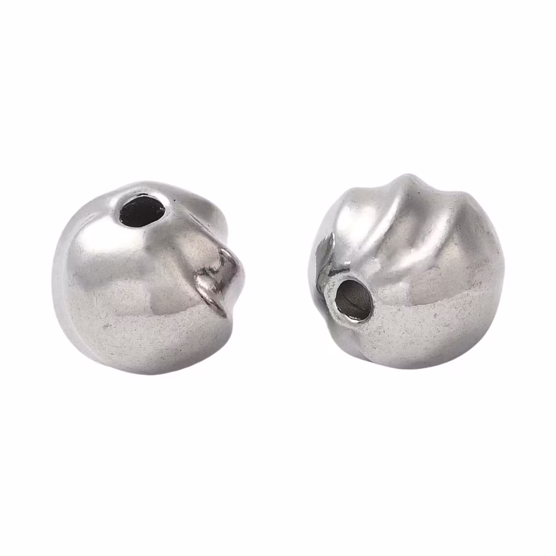 Kirurgiskt stål twistad pärla 10 mm, 1 st
