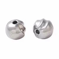 Kirurgiskt stål twistad pärla 10 mm, 1 st