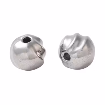 Kirurgiskt stål twistad pärla 10 mm, 1 st