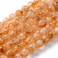 Citrine 8 mm, 1 strand