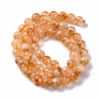 Citrine 8 mm, 1 strand