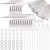 Rostfritt stål DIY KIT för örhängestillverkning
