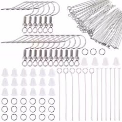 Rostfritt stål DIY KIT för örhängestillverkning