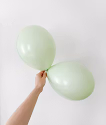 Ballonger Pistagegrön 50-pack