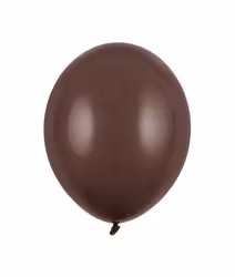Ballonger Chokladbrun 10-pack