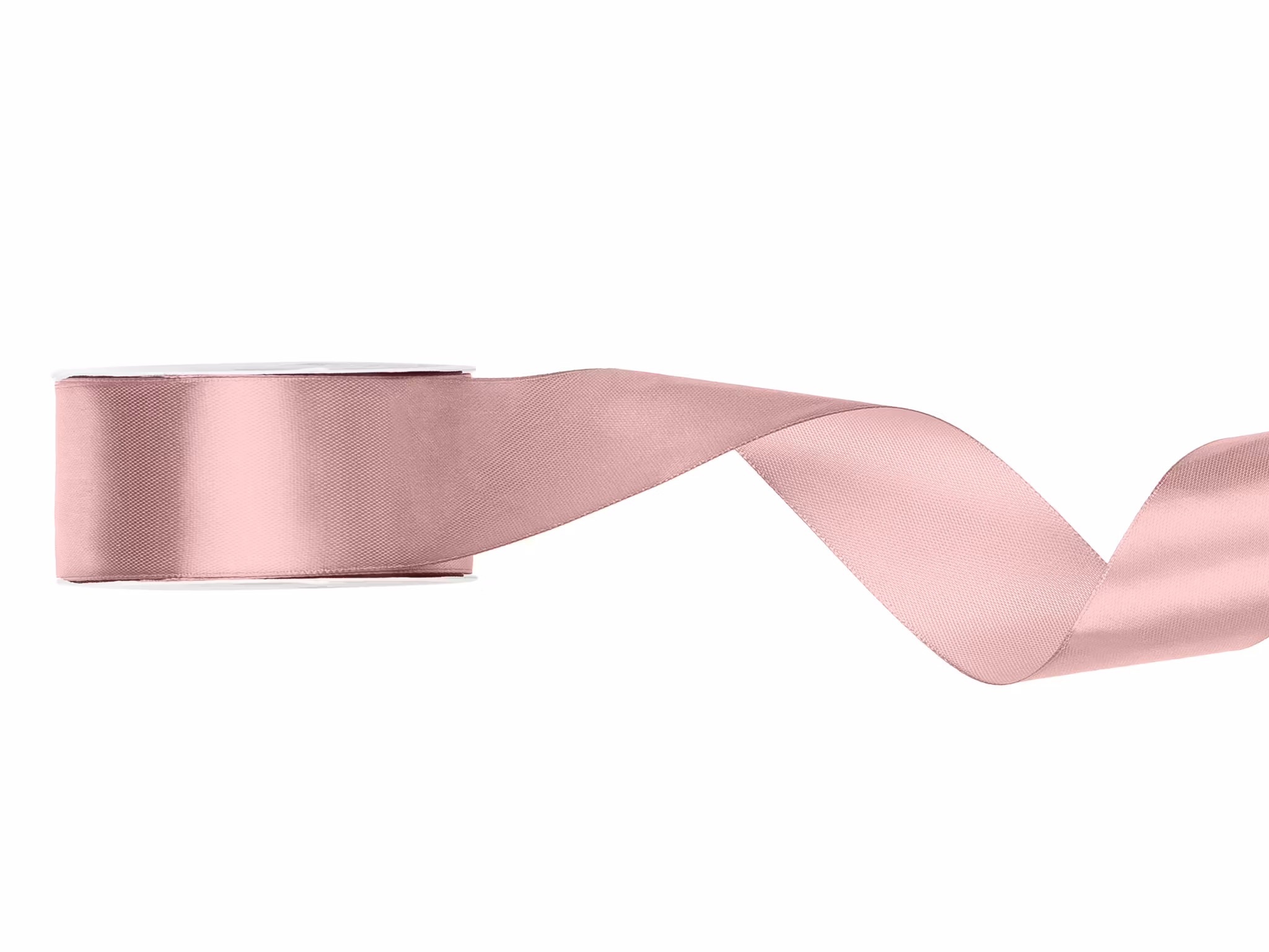 Satinband 25mm - Light dusty rose