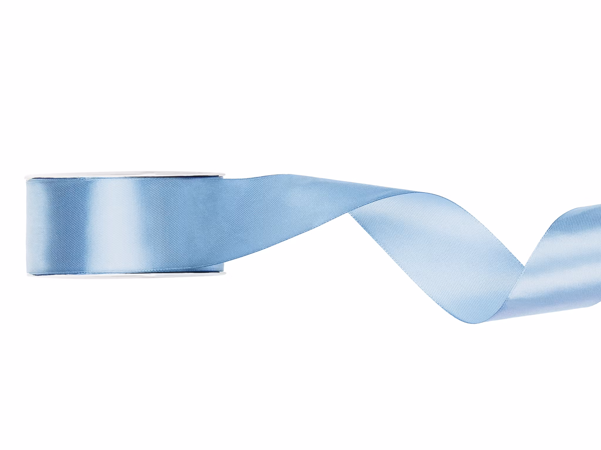 Satinband 25mm - Light misty blue