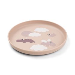 Tallrik Foodie Happy Clouds puderrosa